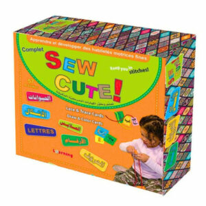 صندوق البطاقات المثقوبة اربط وتتبع - 6 حقائب تعليمية تفاعلية